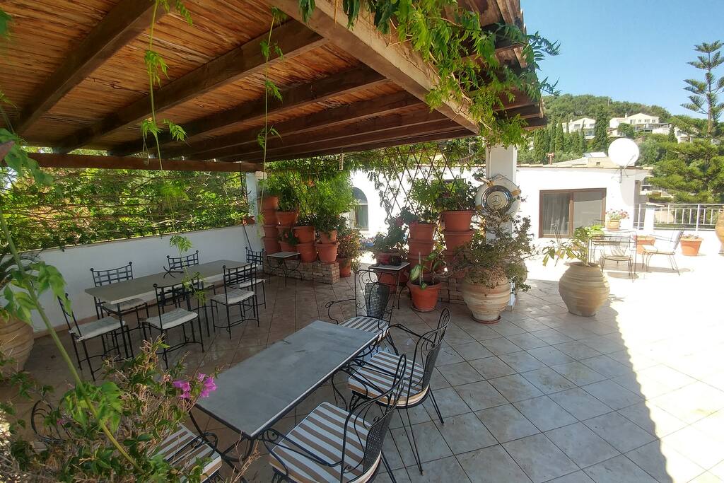 Terrace shaded area