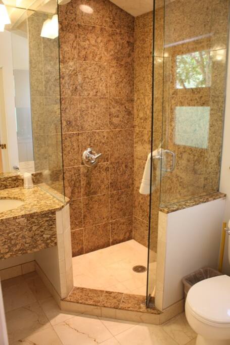 Marble bathroom/shower