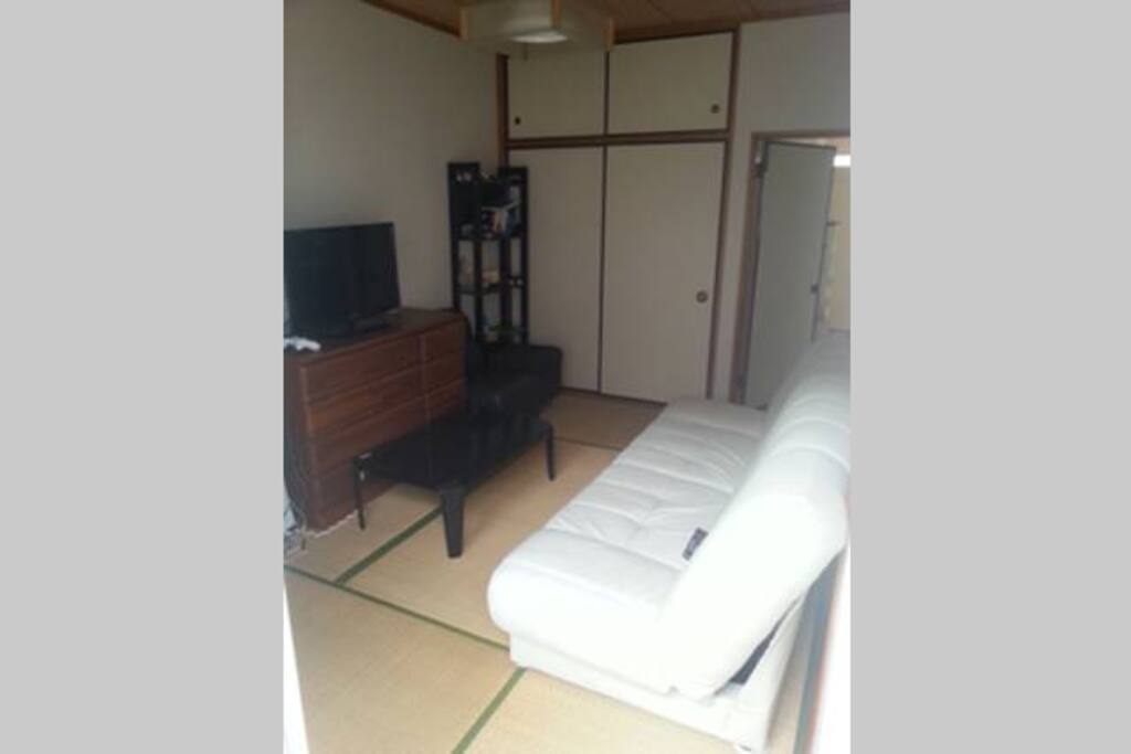 This is the room you can use on the weekends or if I'm away.