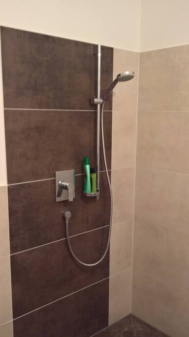 The really big open shower