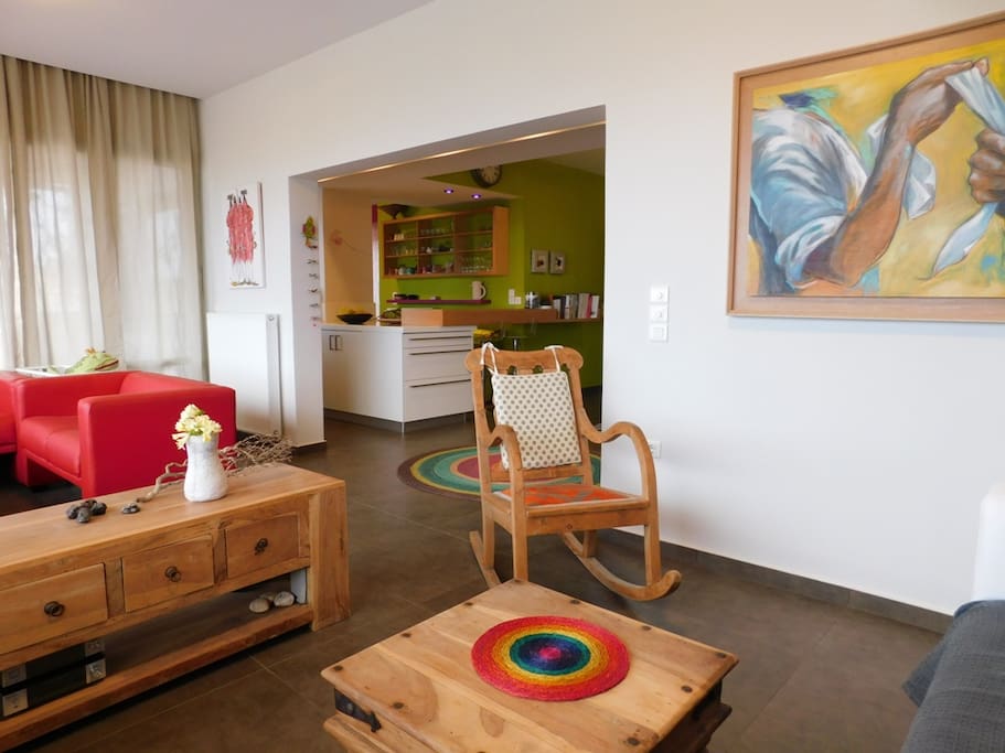 bright living room