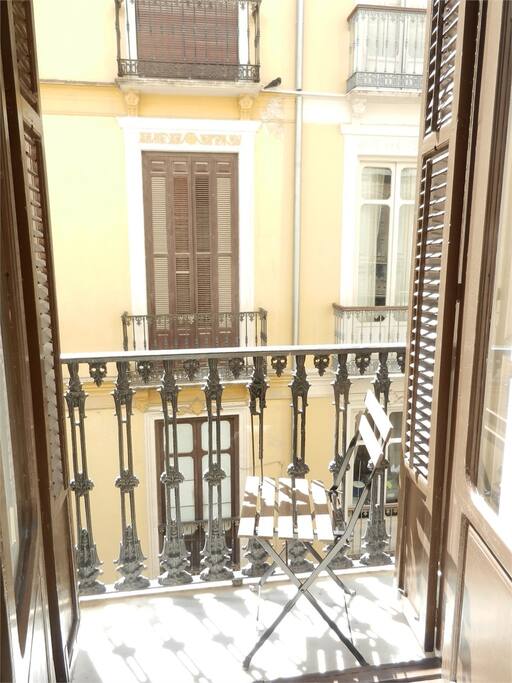 One of 4 balconies