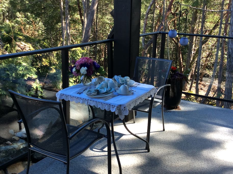 Full American Breakfast on your private balcony is included