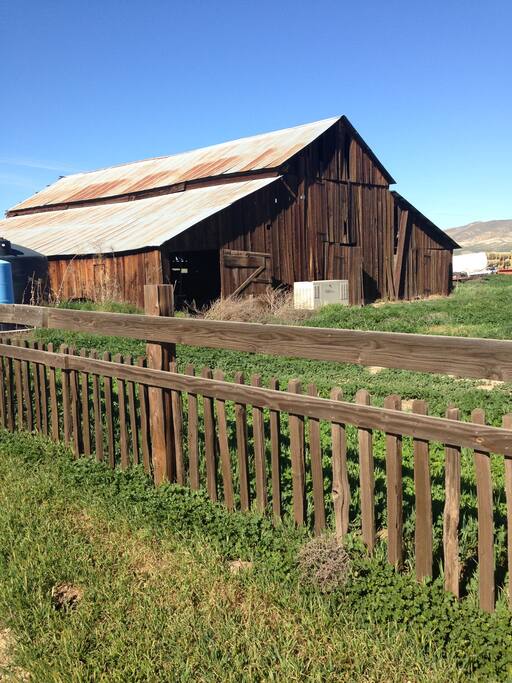 The hay barn