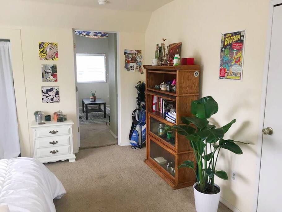 Sun-filled bedroom