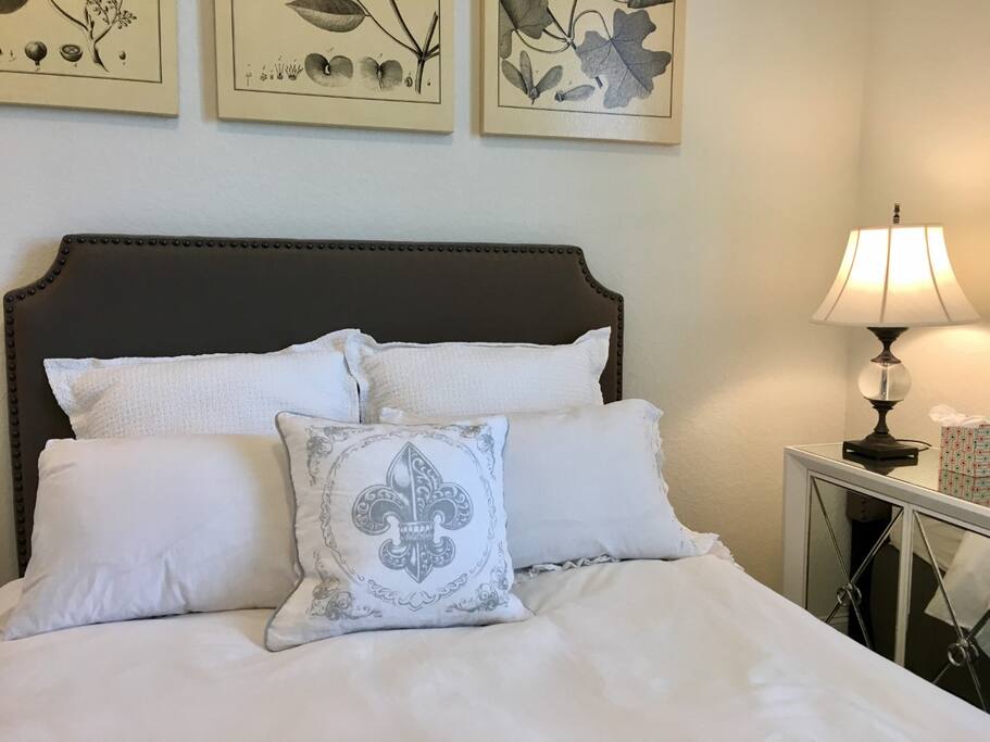 Comfy queen bed