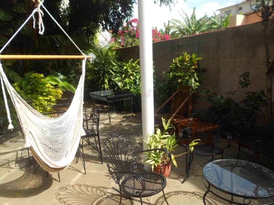 Rear garden