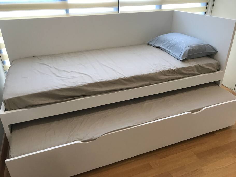 two single bed suitable for adult