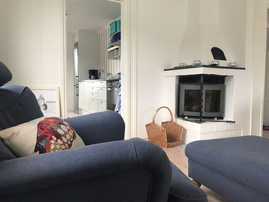 Fireplace in living room