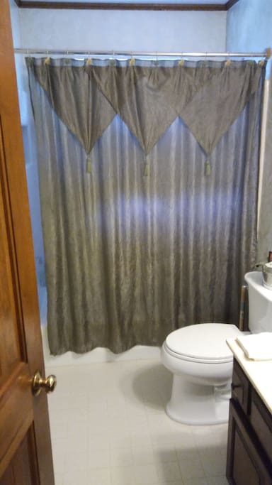Private simple bathroom