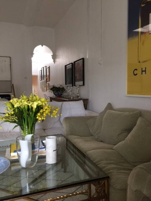 There is plenty of light throughout the entire apartment