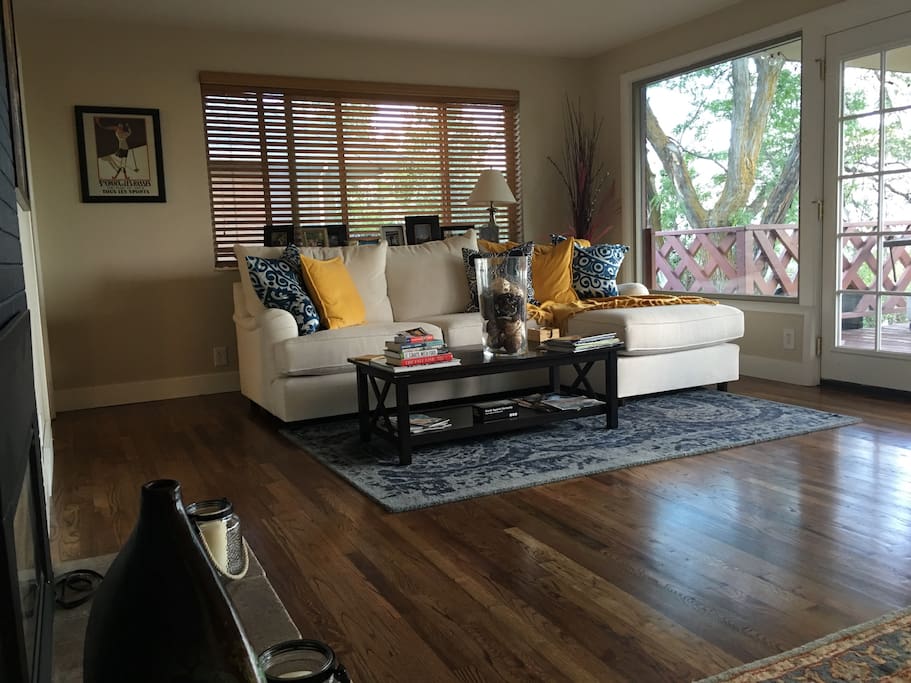 Elegant and sophisticated living room to view those amazing sunsets across the SLC Valley.
