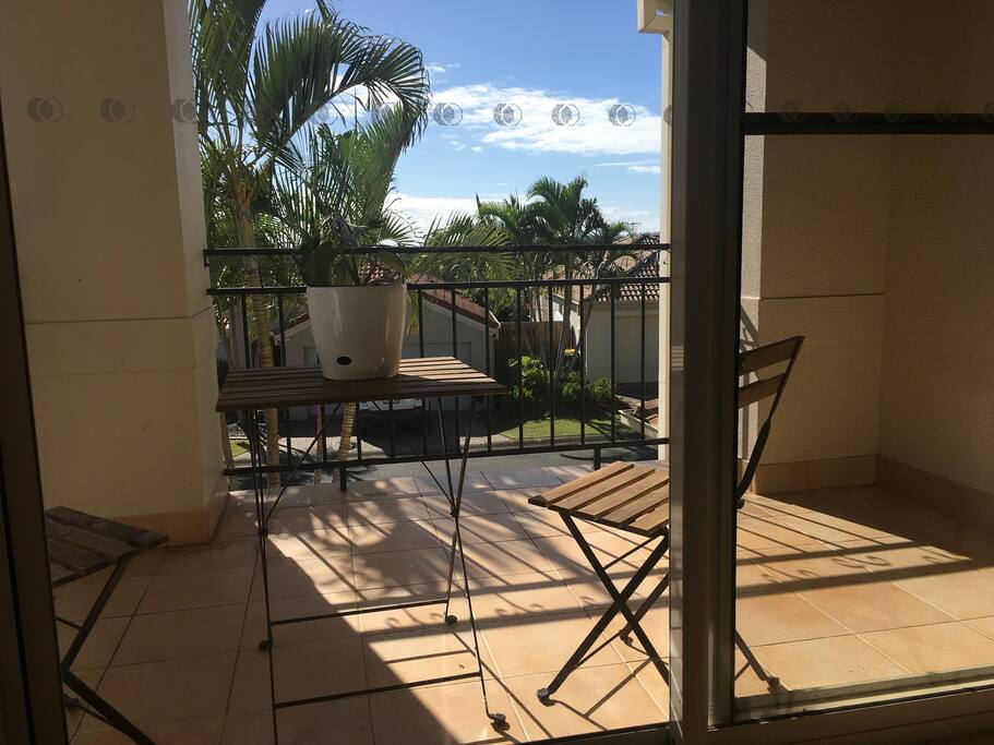 Enjoy your morning Coffee on the balcony