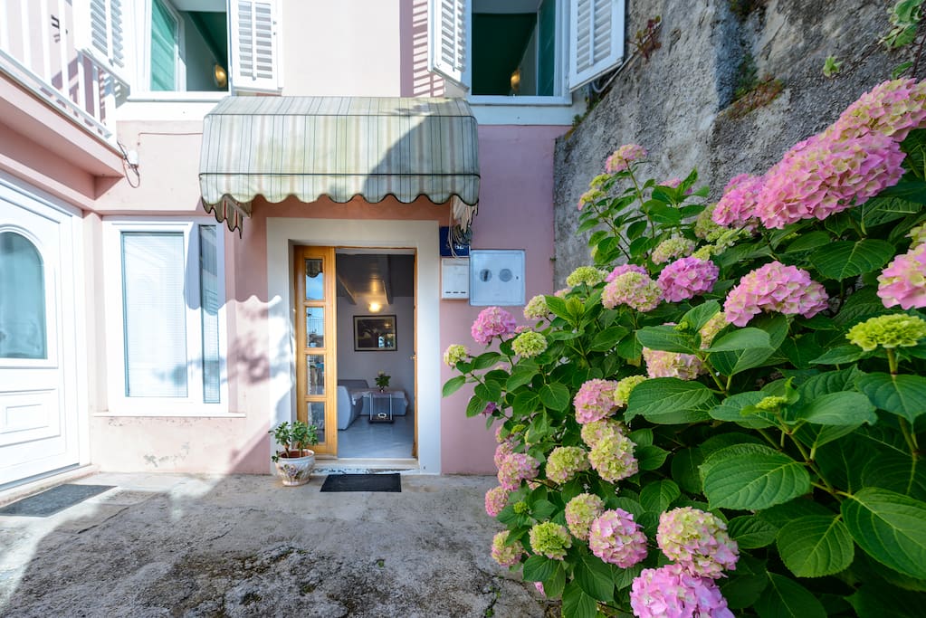Entrance to the house