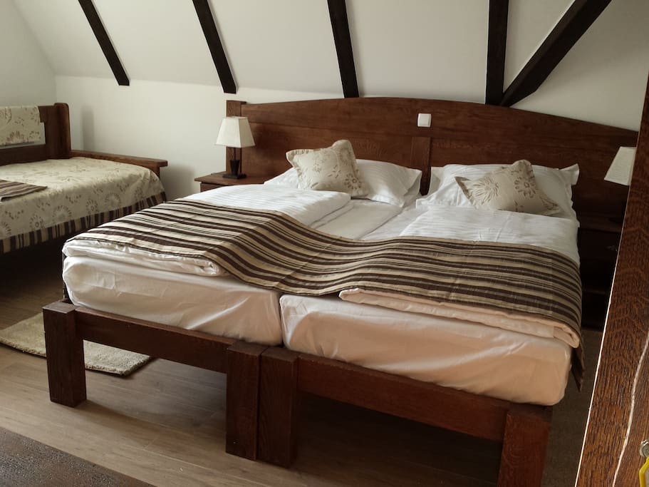 room with double bed
