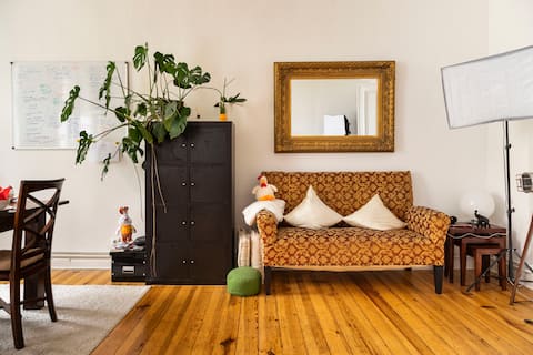 Leistungsstarkes Airbnb: Artist's elegant center flat, super high ceilings in Moabit