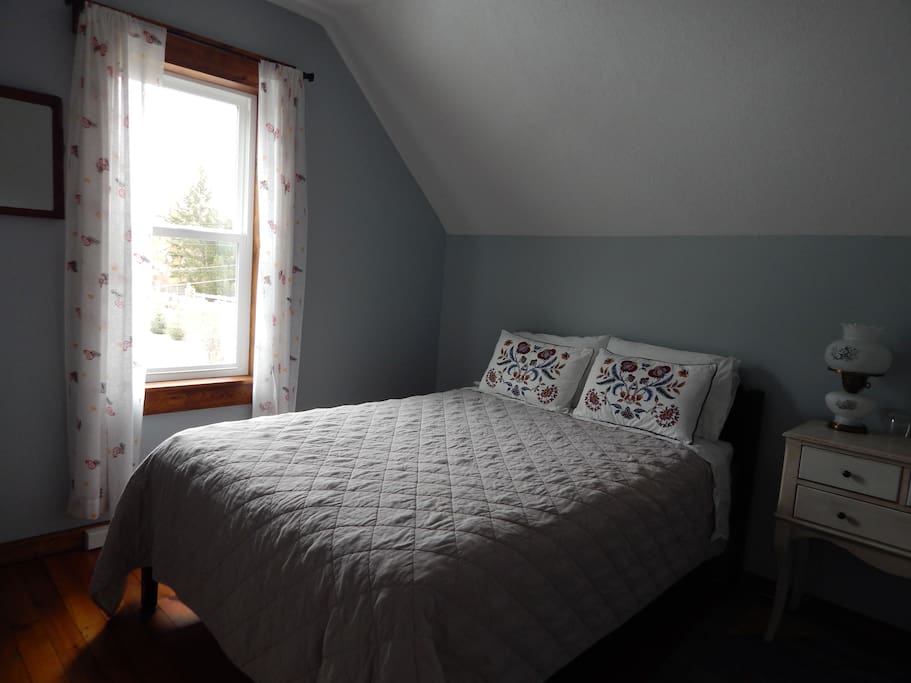 the bedroom