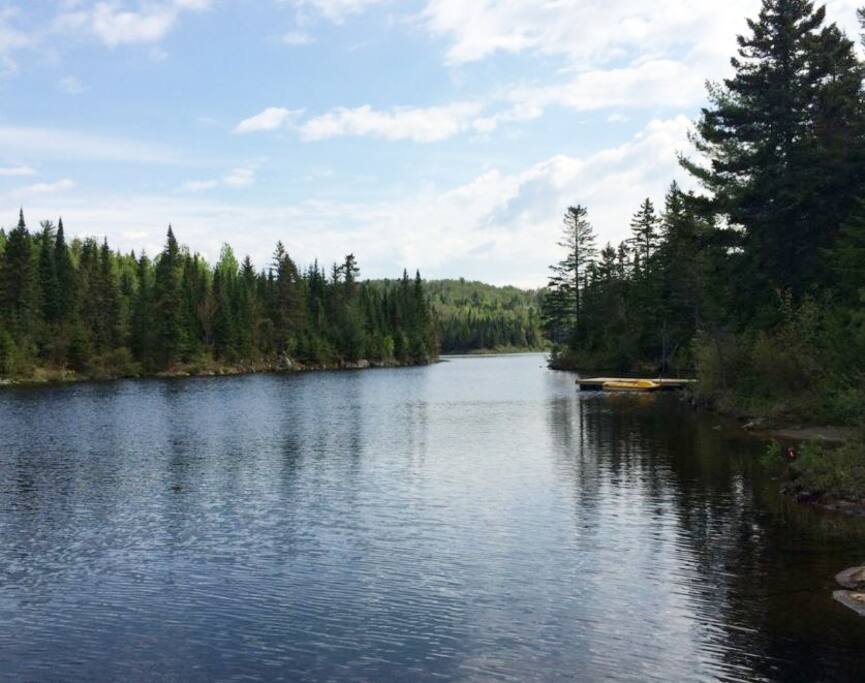 Lac Laurianne, vue du quai