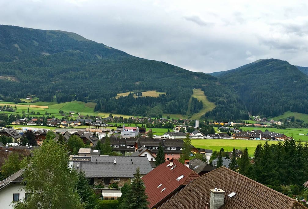 Toller Blick über das gesamte Tal