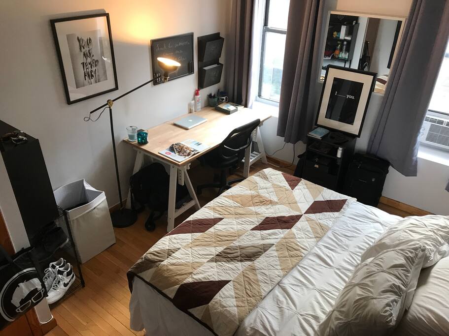 Large Bedroom with my Desk
Great Light