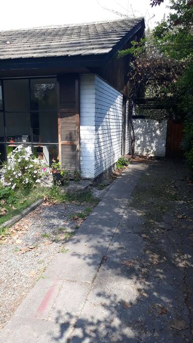 parte frontal de la casa