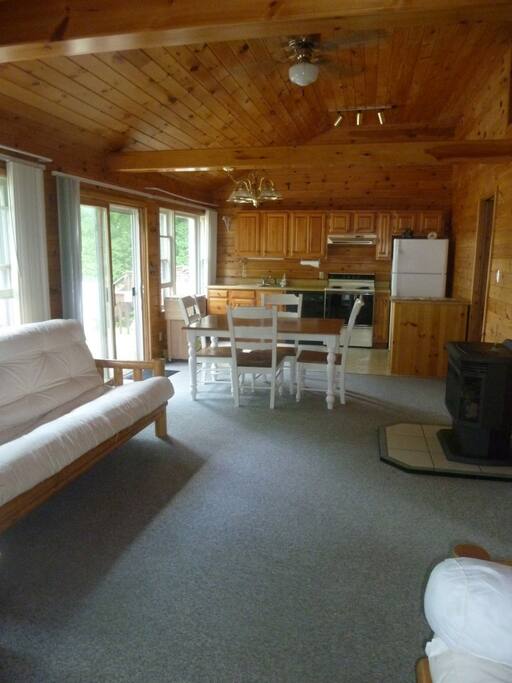 The interior is minimal.