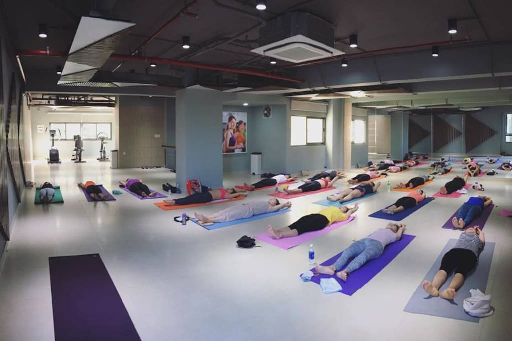 Gym & space for fitness, yoga