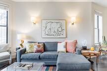 Bright Two-Bedroom on Historic Logan Boulevard