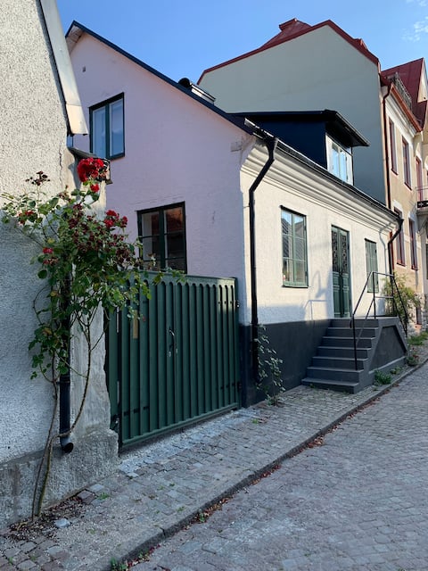 House with lovely courtyard in central Visby