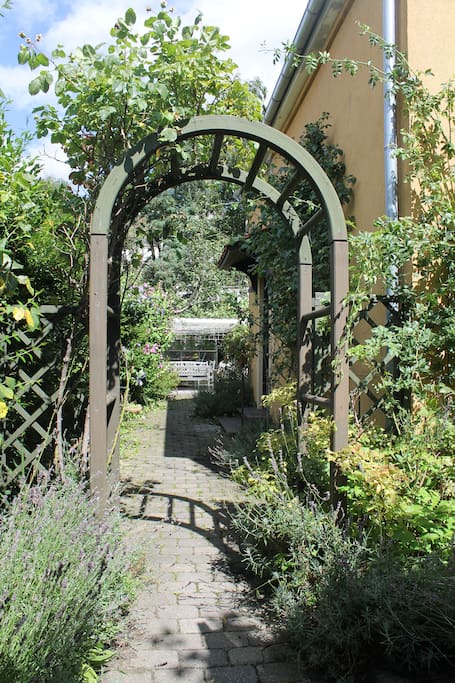 Enclosed cosy garden