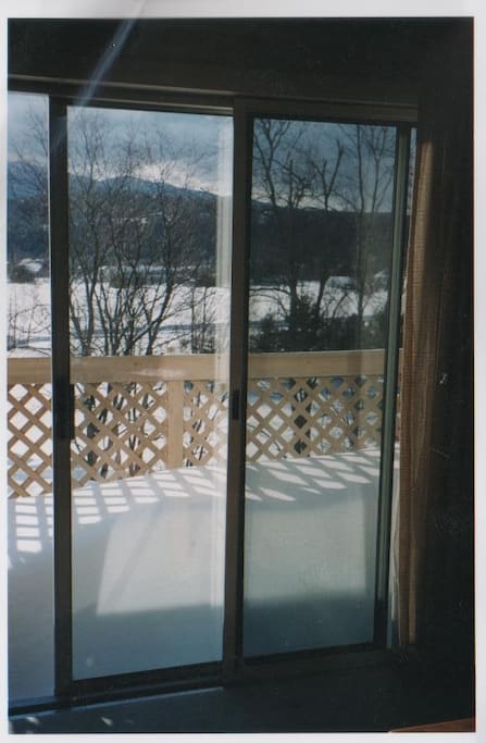 winter view from living room