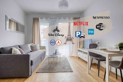 Cozy two-room apartment - Free Parking - Private Garden