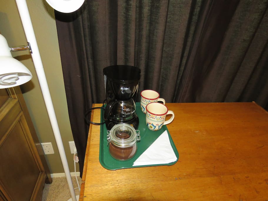 Good coffee in the morning.