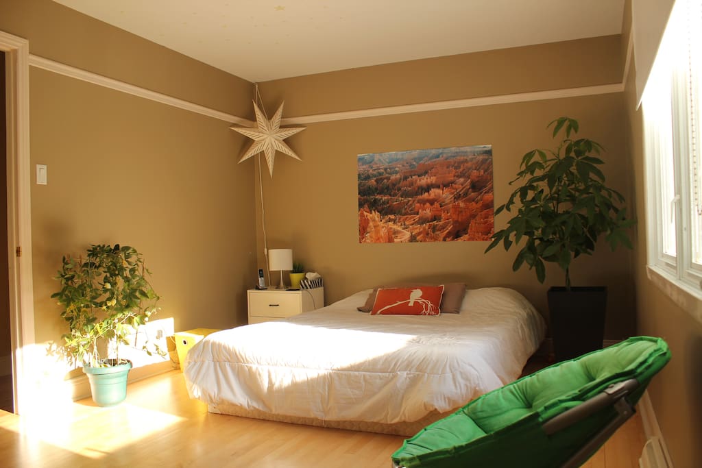 Main Bedroom with queen size bed.