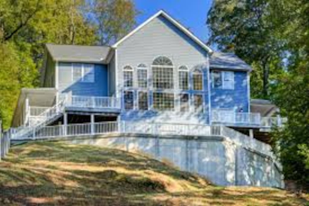 Back of house from dock