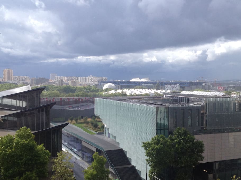vue imprenable sur le nord parisien...
