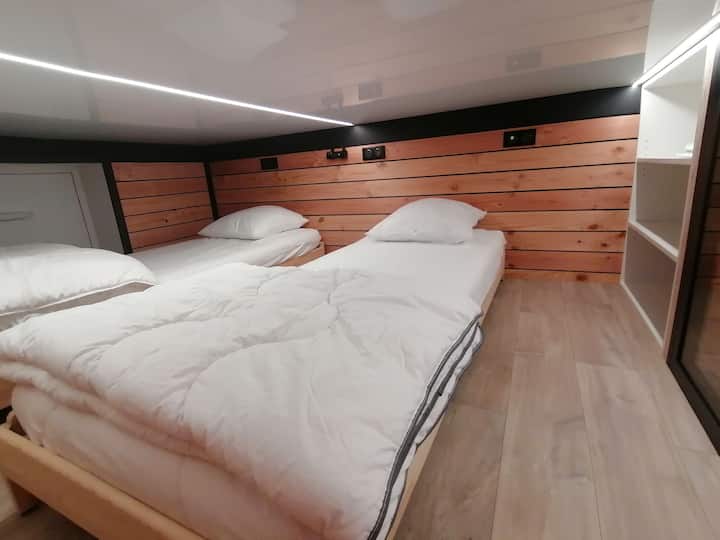 Mezzanine 2 lits simples 