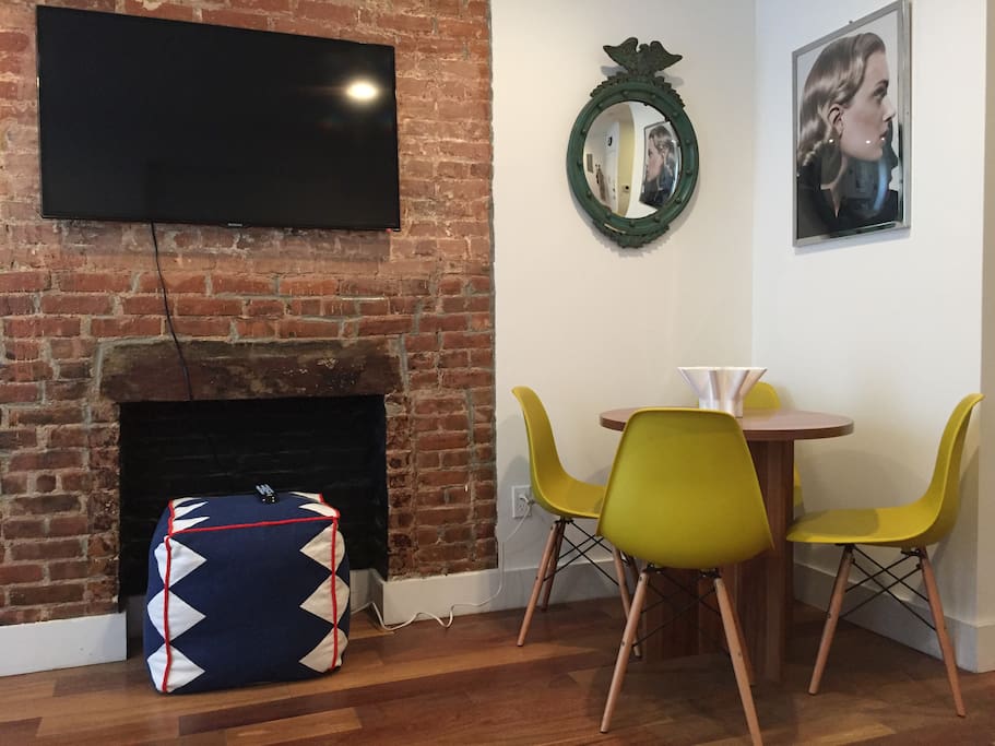 entertainment and eating space