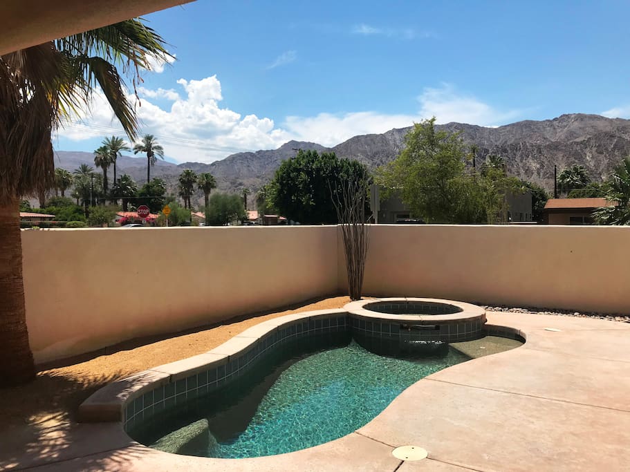 Pool, Spa, and Mountain Views