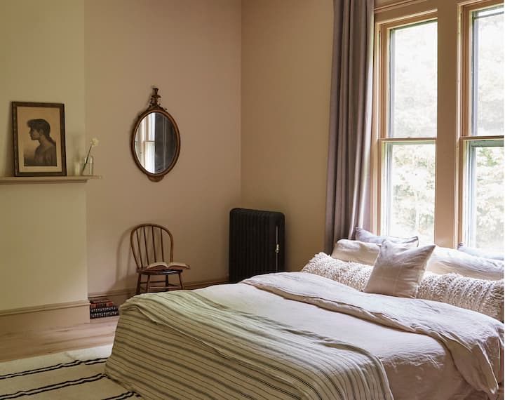 The master bedroom