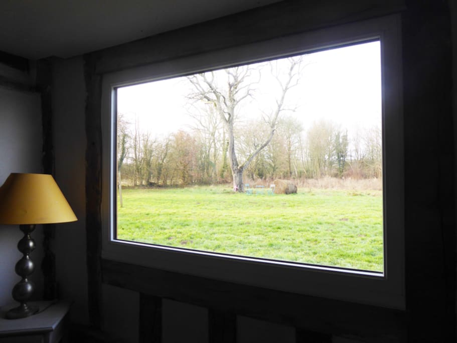 Une vue imprenable sur le jardin