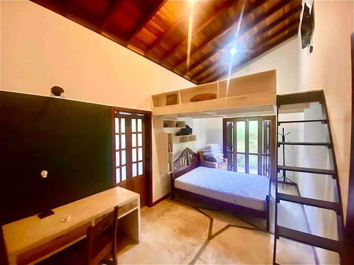 جناح 2 مع حمام وسريران مزدوجان 