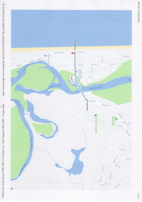 500m to New Brighton Beach