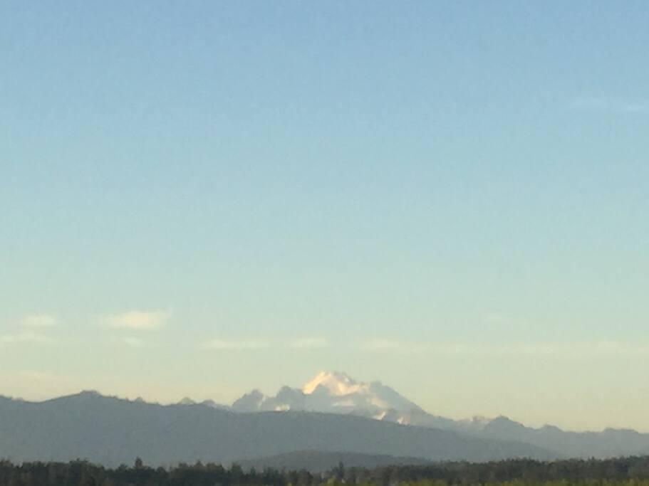Mount Baker view from guesthouse
