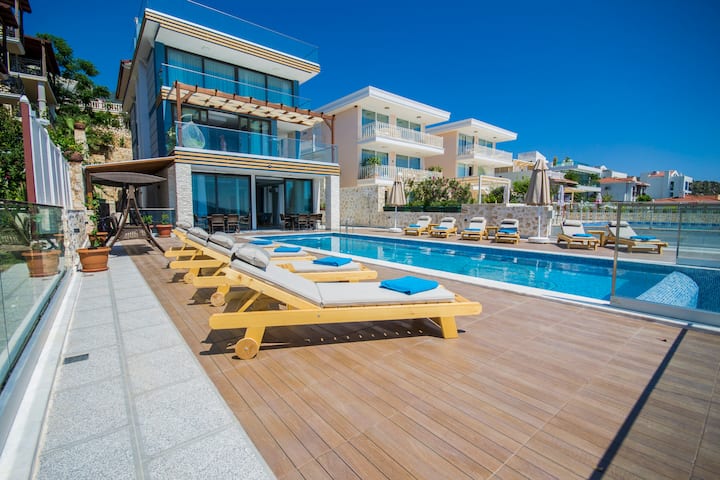 Kışla Kalkan 6-suite Luxury Villa With Pool - Kalkan