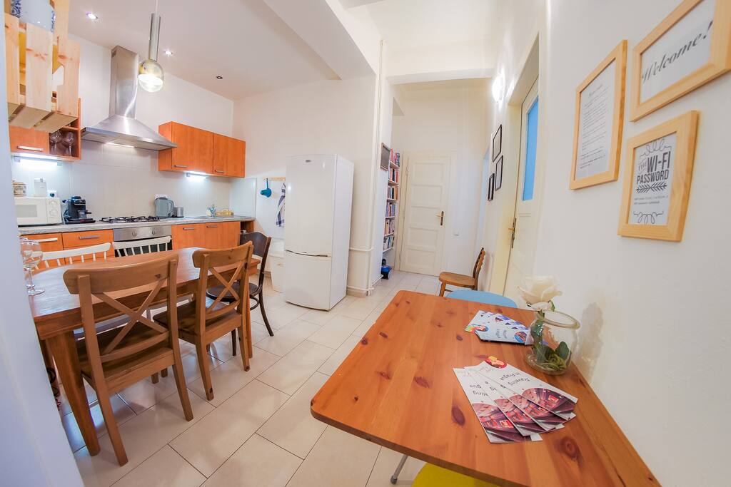 Kitchen and dining room