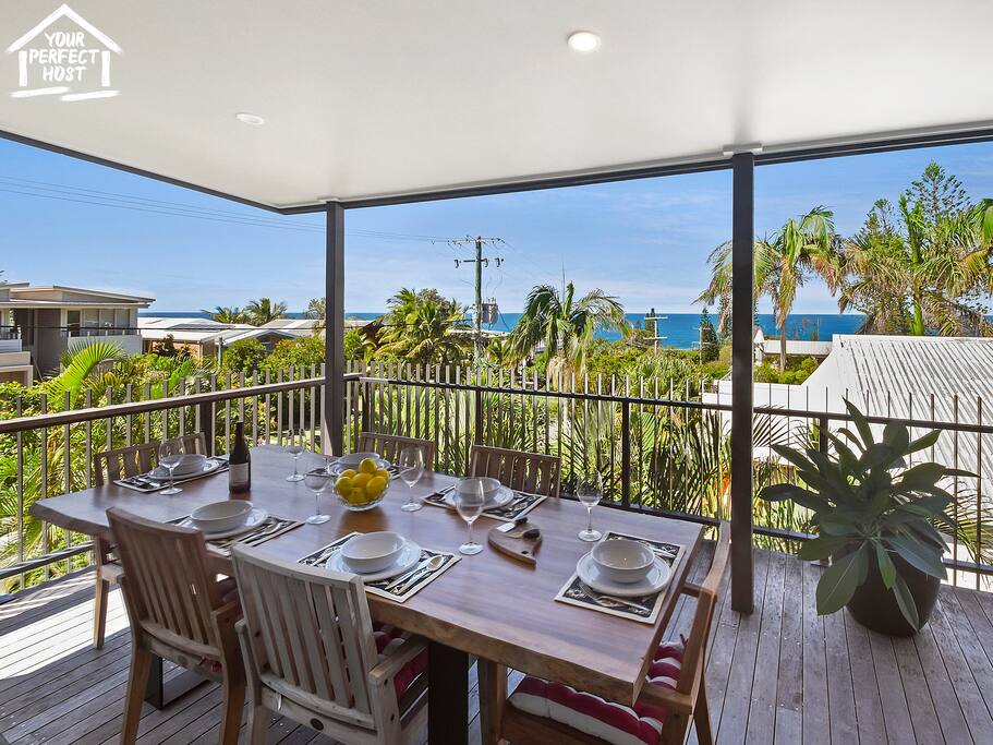 Breakfast on the deck