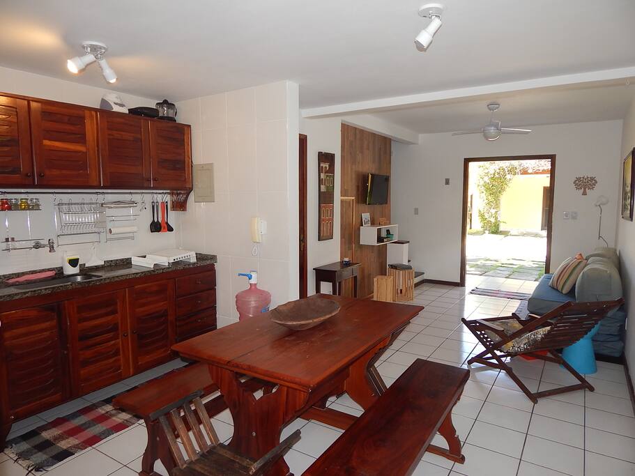 cozinha e sala