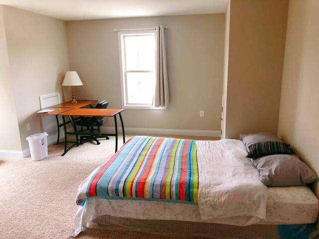 Comfortable Queen Bedroom in a new house