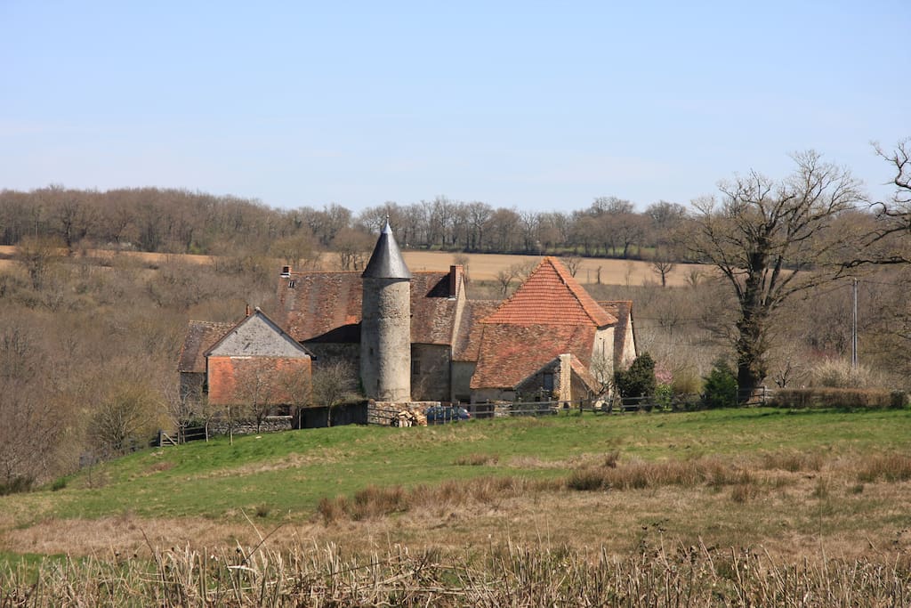 View of the chateau from the approach road